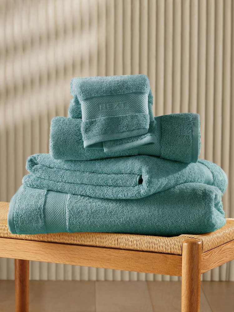 Light Teal Egyptian Cotton Towel - Image 1 of 3