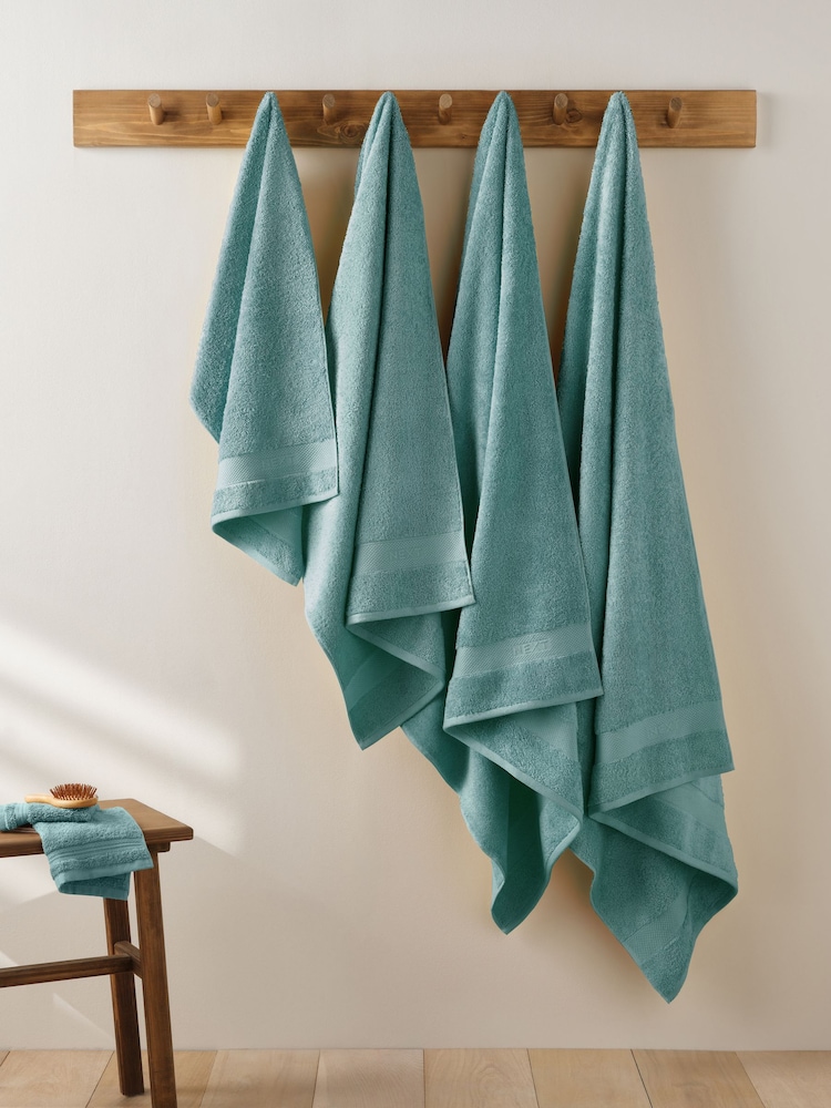 Light Teal Egyptian Cotton Towel - Image 3 of 3