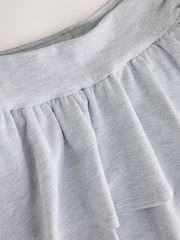 Grey Marl Tiered Rara Skirt (3-16yrs) - Image 7 of 8