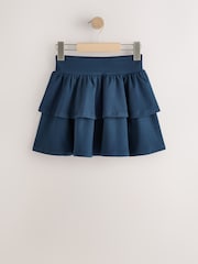 Navy Blue Tiered Rara Skirt (3-16yrs) - Image 4 of 7