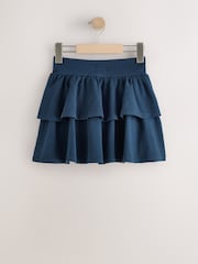 Navy Blue Tiered Rara Skirt (3-16yrs) - Image 5 of 7