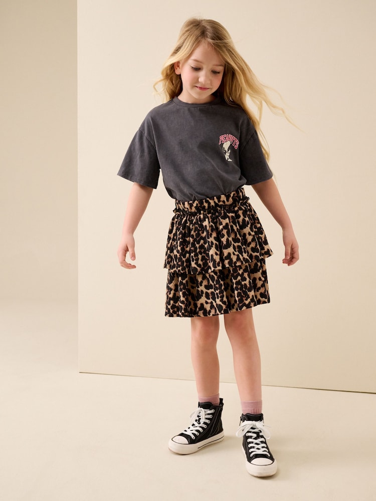 Animal Tiered Rara Skirt (3-16yrs) - Image 2 of 7