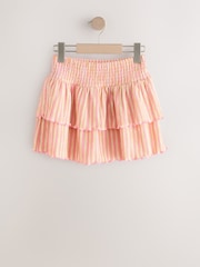 Pink/Orange Stripe Tiered Rara Skirt (3-16yrs) - Image 5 of 8