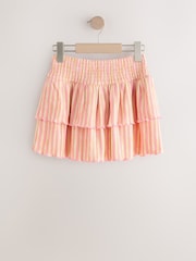 Pink/Orange Stripe Tiered Rara Skirt (3-16yrs) - Image 6 of 8
