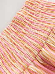 Pink/Orange Stripe Tiered Rara Skirt (3-16yrs) - Image 7 of 8