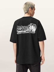AllSaints Burnout Short Sleeve Crew Neck T-Shirt - Imagen 1 de 9