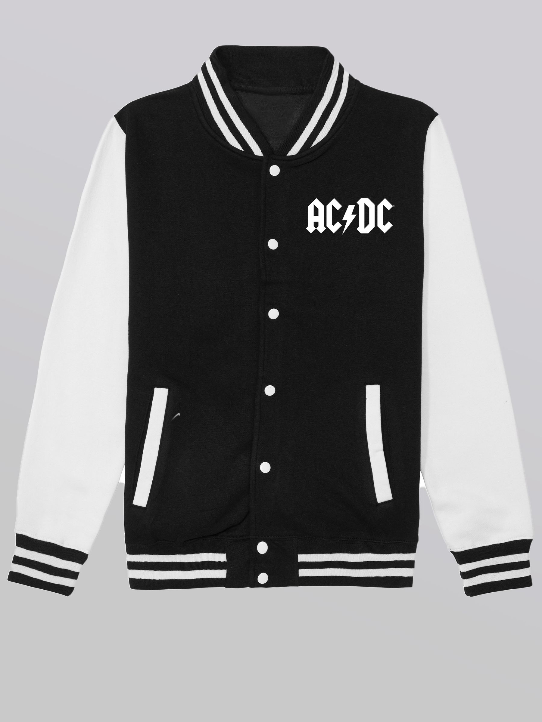 Buy Brands In Black AC/DC Back Music Jacket from the Next UK