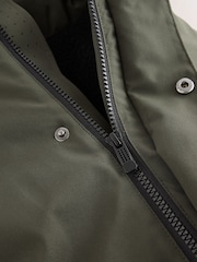 Khaki Green Waterproof Parka Coat (3-17yrs) - Image 11 of 13