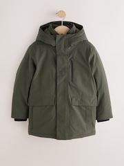 Khaki Green Waterproof Parka Coat (3-17yrs) - Image 7 of 13