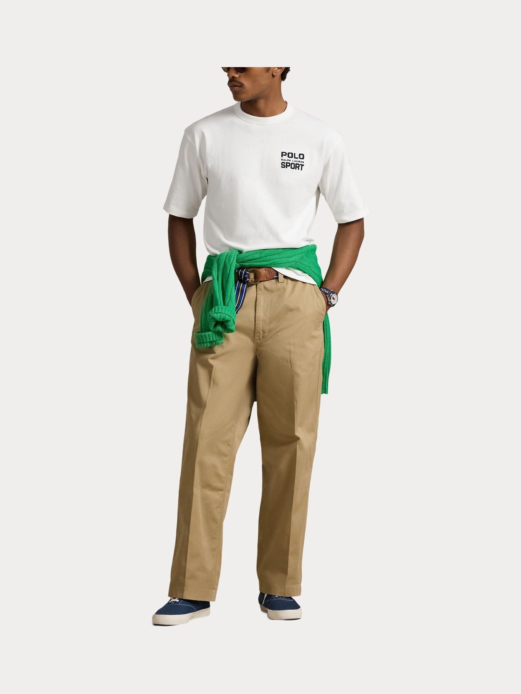 Buy Polo Ralph Lauren White Polo Sport Back Print T-Shirt from