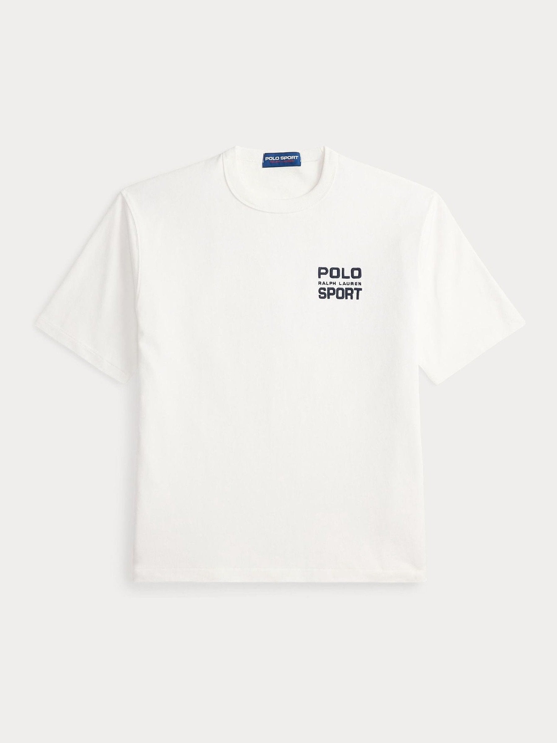 Buy Polo Ralph Lauren White Polo Sport Back Print T-Shirt from
