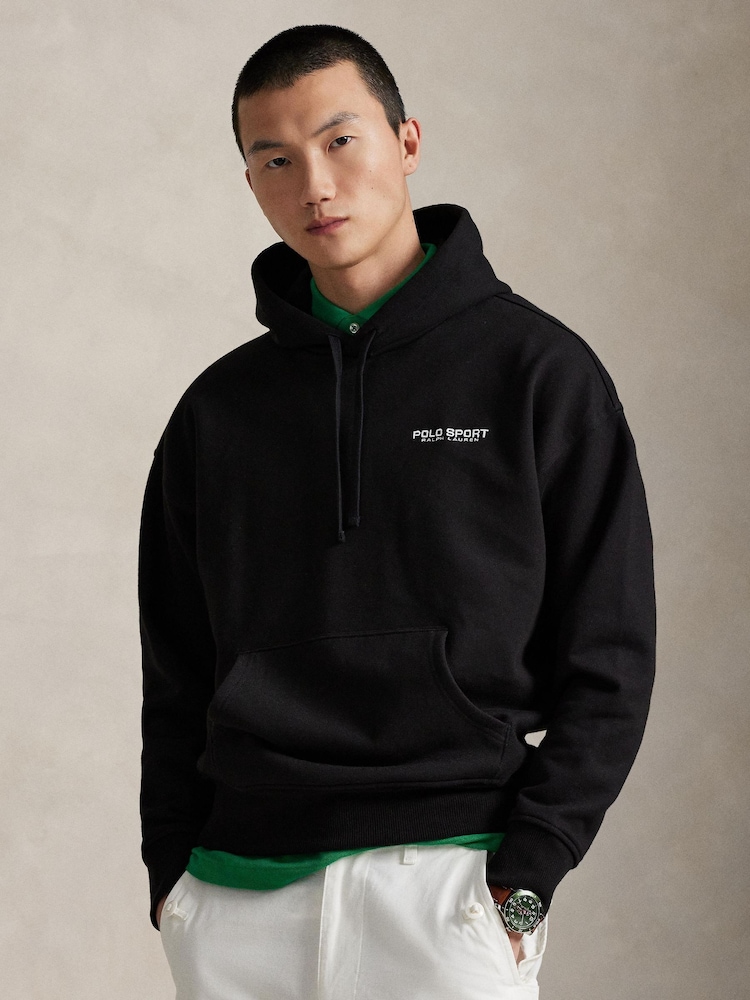 Polo Ralph Lauren Black Polo Sport Logo Hoodie - Image 1 of 5