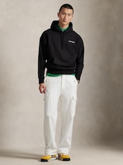 Polo Ralph Lauren Black Polo Sport Logo Hoodie - Image 2 of 5