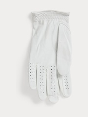 Polo Ralph Lauren White RLX Leather Championship Gloves - Image 2 of 2