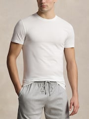 Polo Ralph Lauren Chalk White Slim T-Shirts 3 Pack - Image 2 of 5