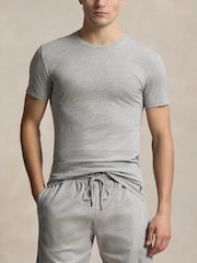 Polo Ralph Lauren Chalk White Slim T-Shirts 3 Pack - Image 5 of 5