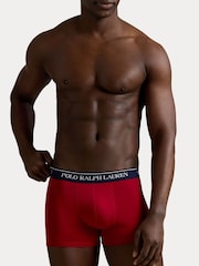 Hellrot - Polo Ralph Lauren 3 er-Pack Boxershorts aus Stretch-Baumwolle - Bild 6 von 6