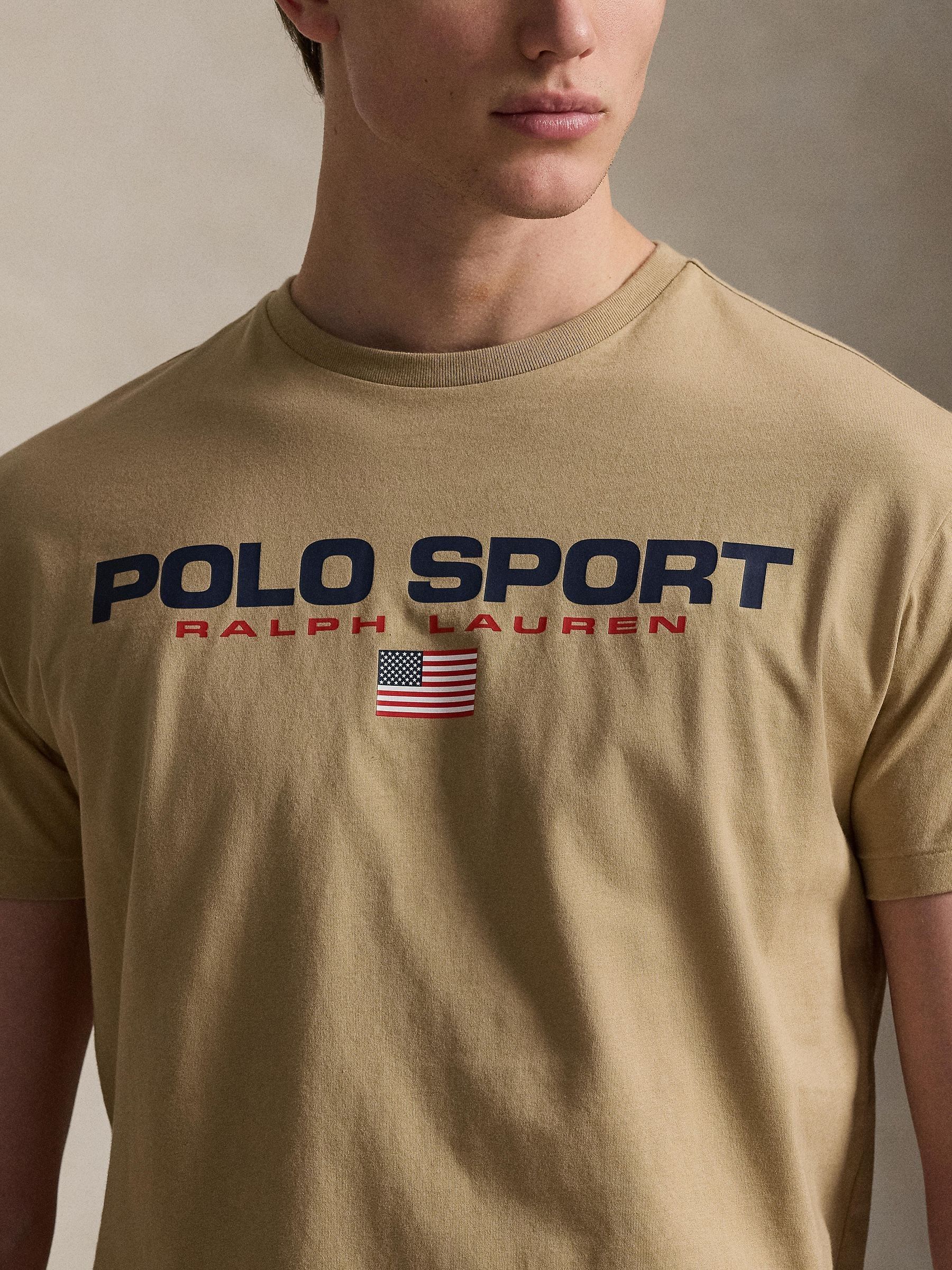 Buy Polo Ralph Lauren Brown Polo Sport Logo T-Shirt from Next USA