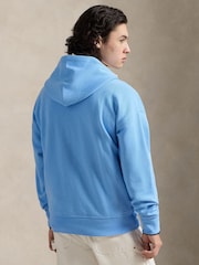 Polo Ralph Lauren Blue Polo Sport Zip Through Hoodie - Image 3 of 5
