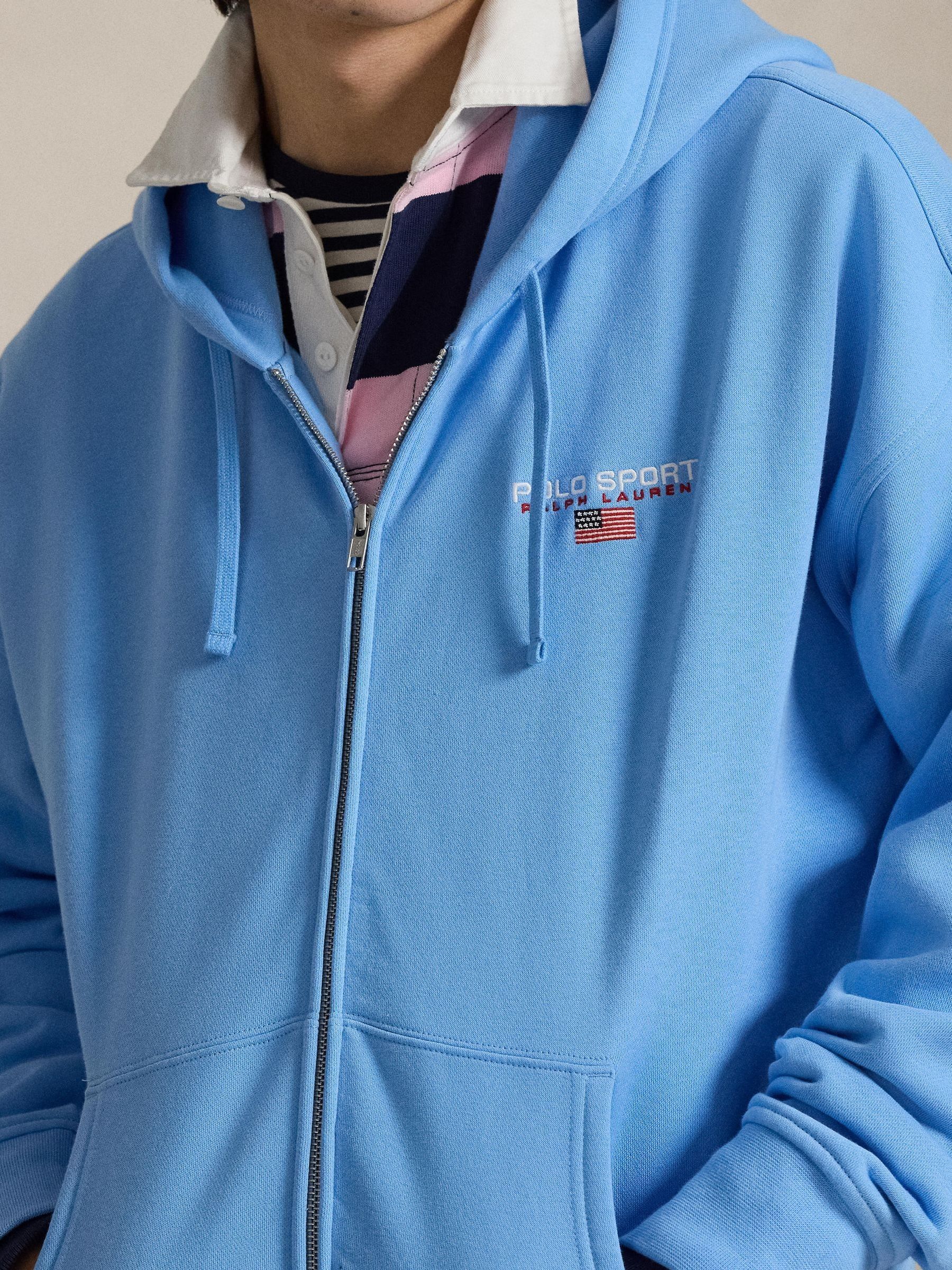 Satın al Mavi - Polo Ralph Lauren Polo Sport Fermuarlı Kapüşonlu