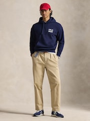 Polo Ralph Lauren Blue Polo Sport Back Print Overhead Hoodie - Image 2 of 4