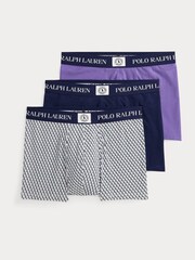 Polo Ralph Lauren Purple Classic Stretch Cotton Trunks 3 Pack - Image 1 of 6
