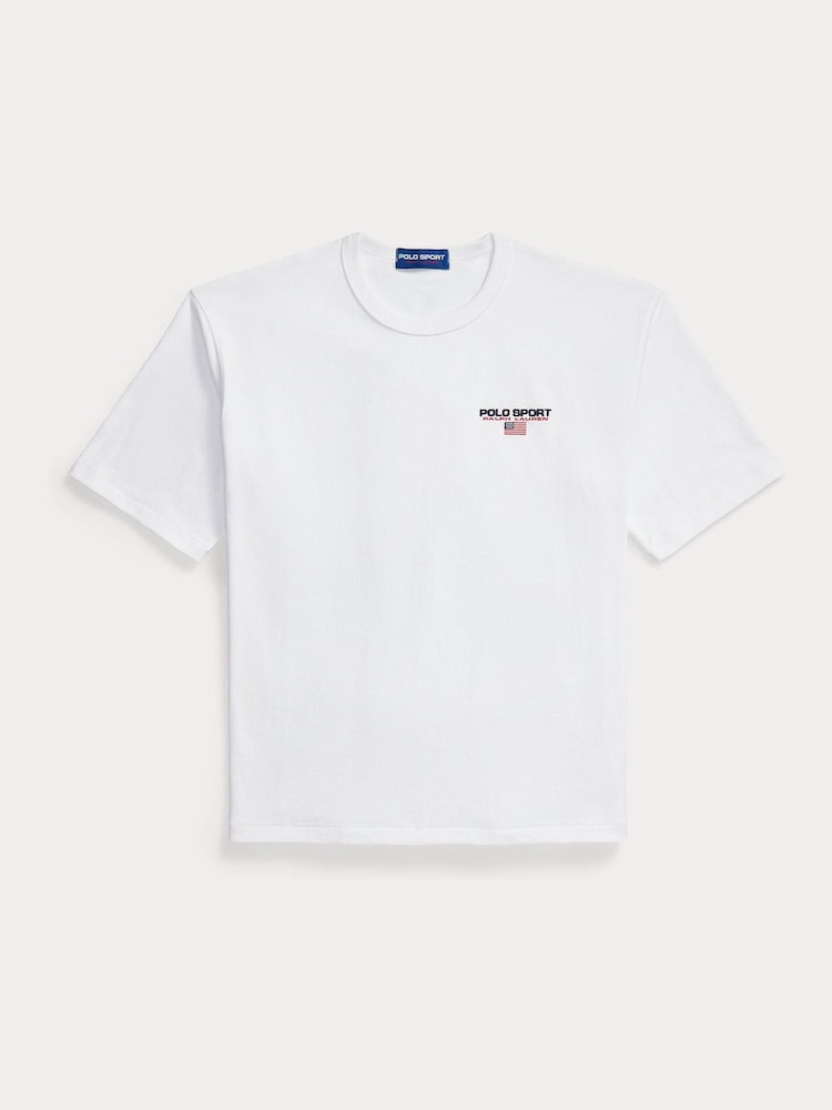 白色 - Polo Ralph Lauren Polo Sport Left Chest Logo T-Shirt - 1的图像1｝