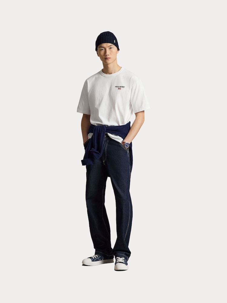 Polo Ralph Lauren White Polo Sport Left Chest Logo T-Shirt - Image 3 of 3