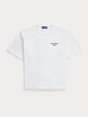 Polo Ralph Lauren White Polo Sport Left Chest Logo T-Shirt - Image 7 of 7
