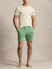 Polo Ralph Lauren Green Slim Cotton Jersey Shorts - Image 2 of 3