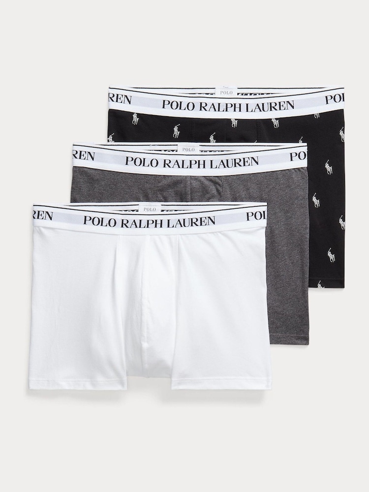 Polo Ralph Lauren White Stretch Cotton Boxers 3 Pack - Image 1 of 11 Polo Ralph Lauren White Stretch Cotton Boxers 3 Pack - Image 1 of 11