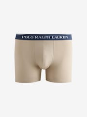 Polo Ralph Lauren Green Stretch Cotton Boxer Briefs 3 Pack - Image 3 of 4