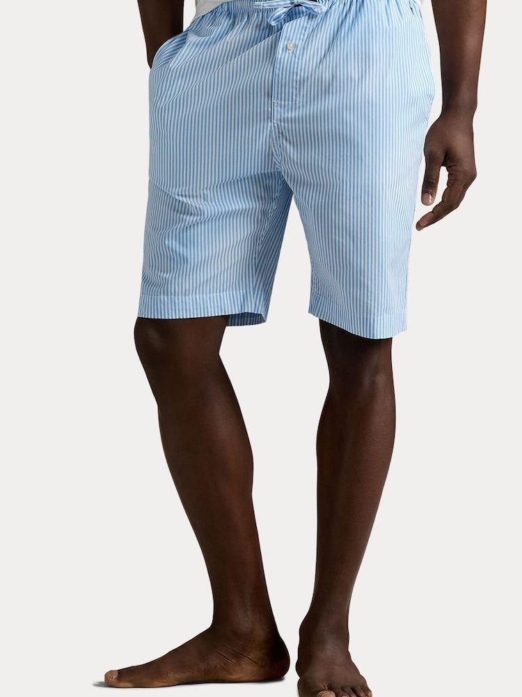 Polo Ralph Lauren Blue Cotton Jersey Shorts - Image 1 of 4