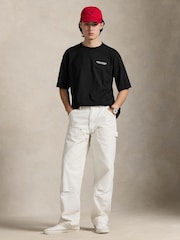 Polo Ralph Lauren Black Polo Sport Back Print T-Shirt - Image 2 of 8