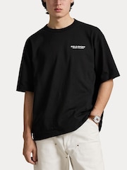 Polo Ralph Lauren Black Polo Sport Back Print T-Shirt - Image 7 of 8