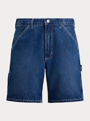 Polo Ralph Lauren Blue Polo Sport Mid Wash Denim Shorts - Image 5 of 5