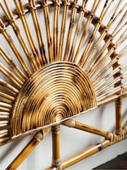 Rockett St George Natural Rattan Sunbeam Headboard - Image 4 of 7