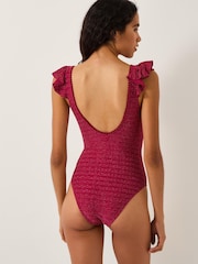 Monsoon Kaylie Plunge Rib Krås Baddräkt - Bild 2 av 5