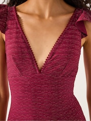 Monsoon Kaylie Plunge Rib Krås Baddräkt - Bild 4 av 5