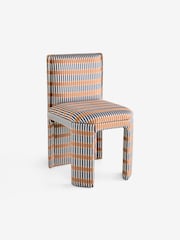 MADE.COM Set of 2 Blue Sirio Ciel Fully Upholstered Dining Chairs - Image 4 of 5