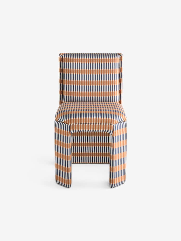 MADE.COM Set of 2 Blue Sirio Ciel Fully Upholstered Dining Chairs - Image 5 of 5 MADE.COM Set of 2 Blue Sirio Ciel Fully Upholstered Dining Chairs - Image 5 of 5