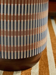 MADE.COM Blue Sirio Inara Storage Stool - Image 4 of 7
