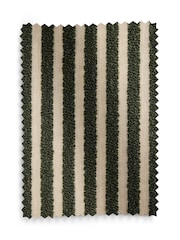 MADE.COM Boucle Stripe Green Evander Ottoman Storage Bed - Image 7 of 7