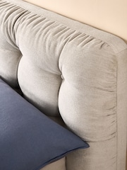 MADE.COM Textured Weave Natural Flint Ottoman Storage Bed - Image 2 of 7