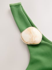 Green Hardware Sleeveless Tank Top - Image 6 of 7