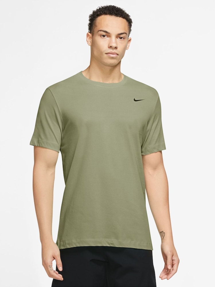 Nike Green Dri-FIT Training T-Shirt - Image 1 of 3 Nike Green Dri-FIT Training T-Shirt - Image 1 of 3