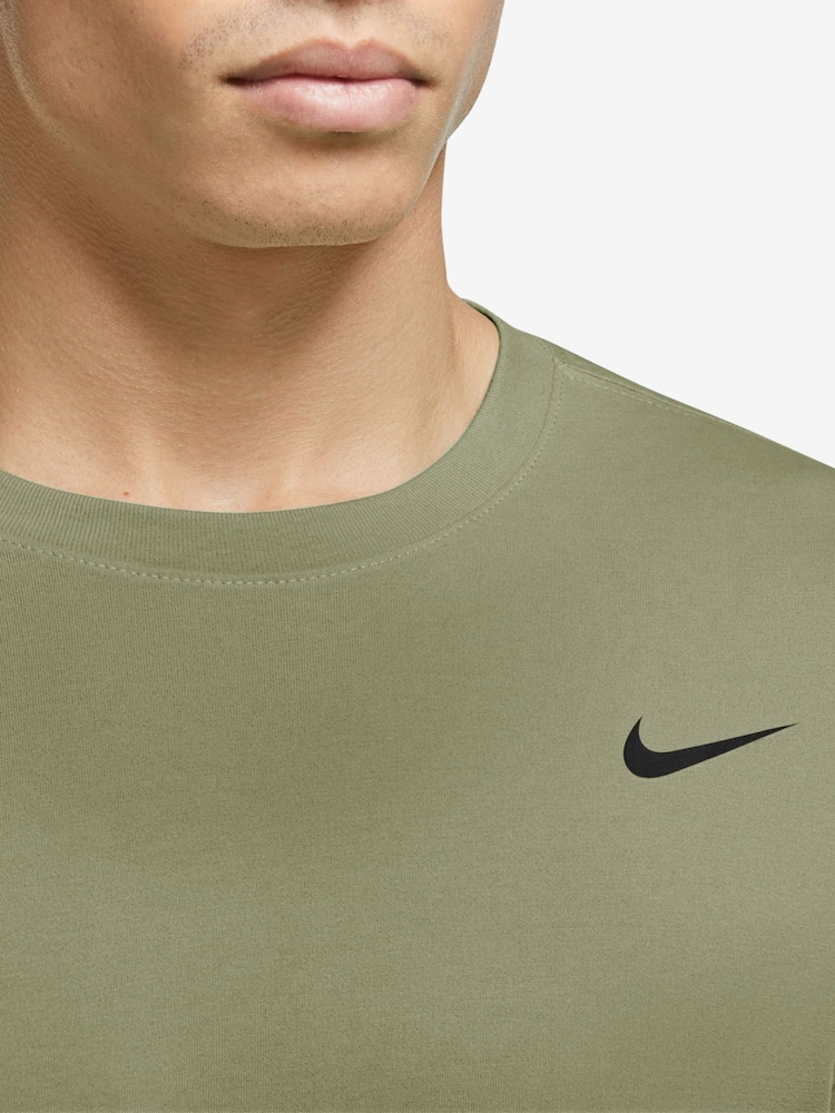 Nike Green Dri-FIT Training T-Shirt - Image 3 of 3 Nike Green Dri-FIT Training T-Shirt - Image 3 of 3