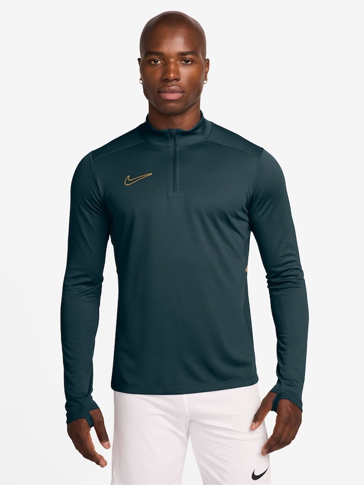 Nike Spruce Green Academy Dri-FIT Training Drill Top - Image 1 of 3 Nike Spruce Green Academy Dri-FIT Training Drill Top - Image 1 of 3