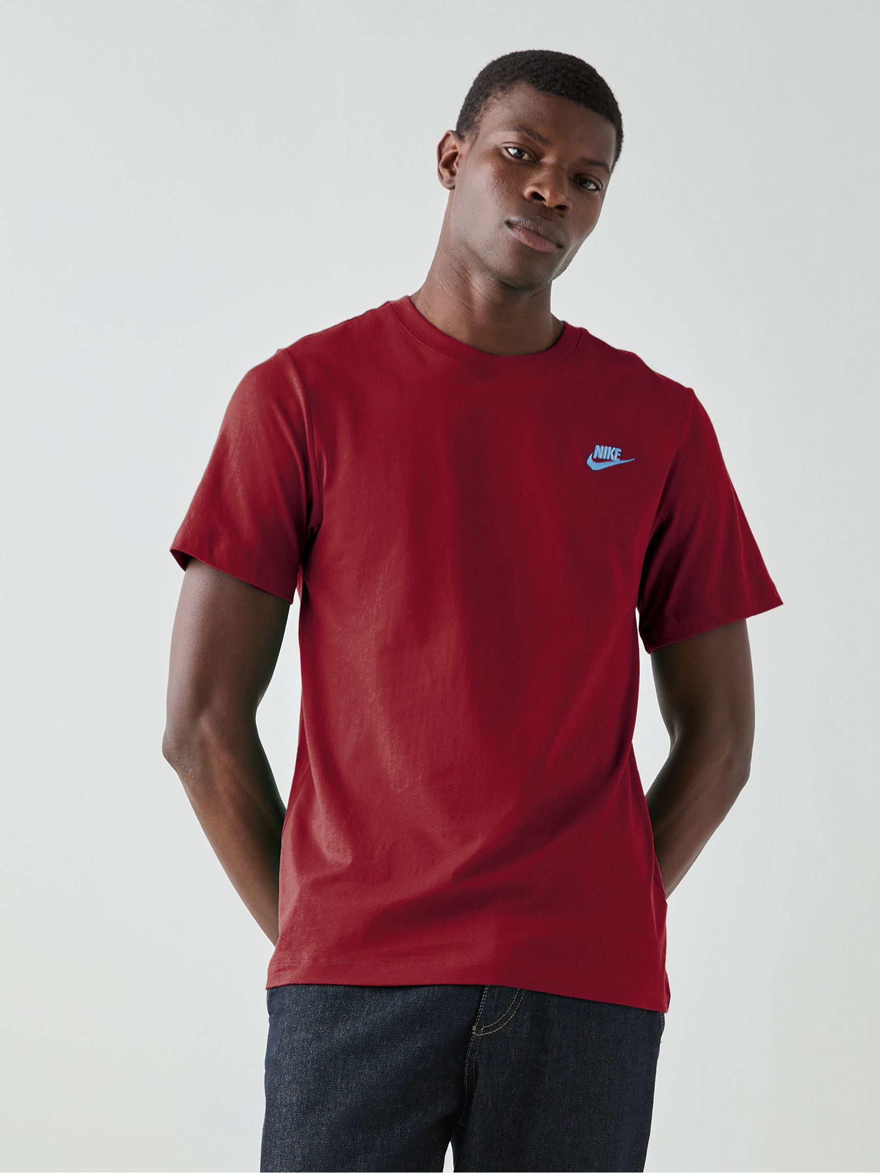 Buy Nike Tough Red Short Sleeve Club T-Shirt from Next South Africa
