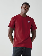 Nike Tough Red Short Sleeve Club T-Shirt - Image 1 of 3